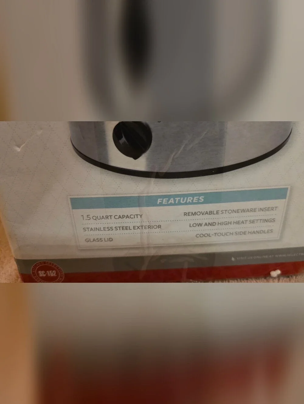 Kitchen Selectives Stainless Steel 1.5 Quart Crock NWT (New In Box)
